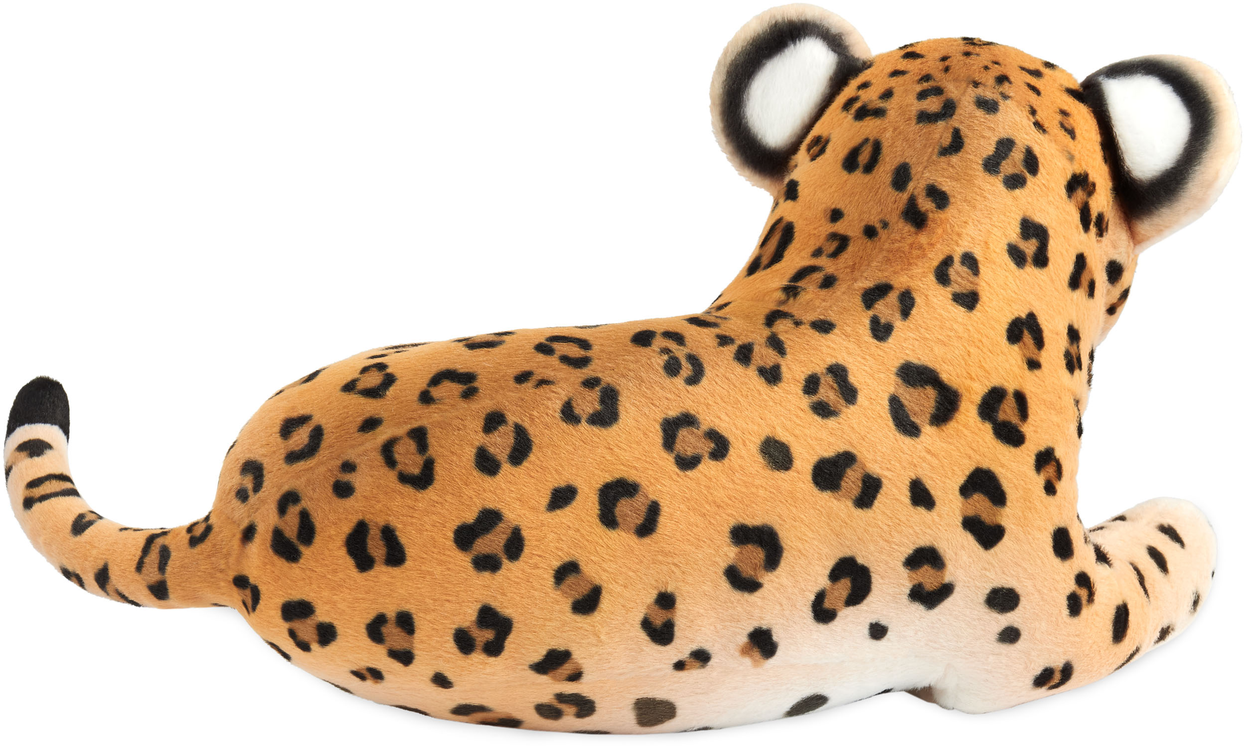 Plüschtier Leopard Kuscheltier Stofftier Plüschleopard Schlaftier Liegend 30cm