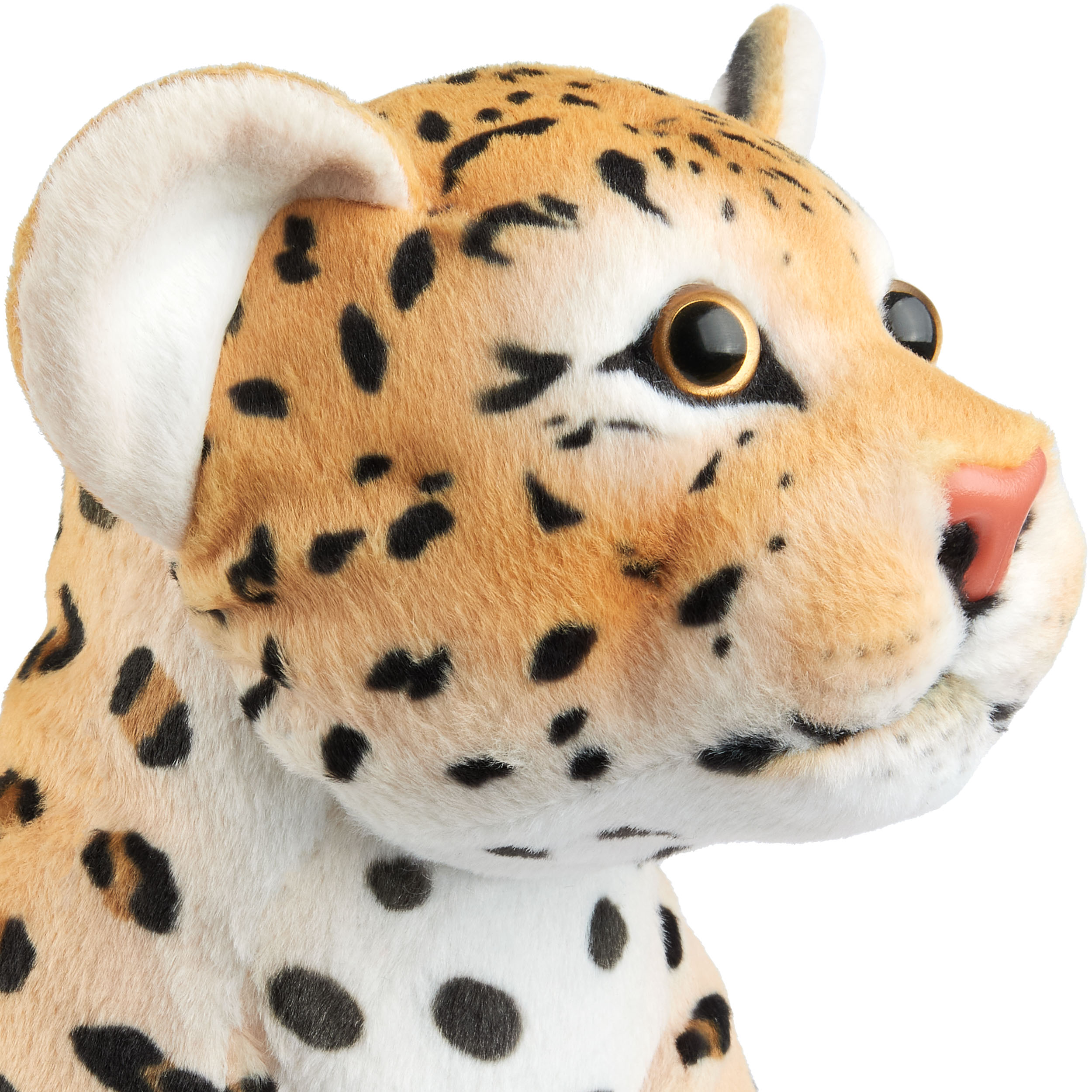 Plüschtier Leopard Kuscheltier Stofftier Plüsch Leopard Schmusetier Sitzend 30cm