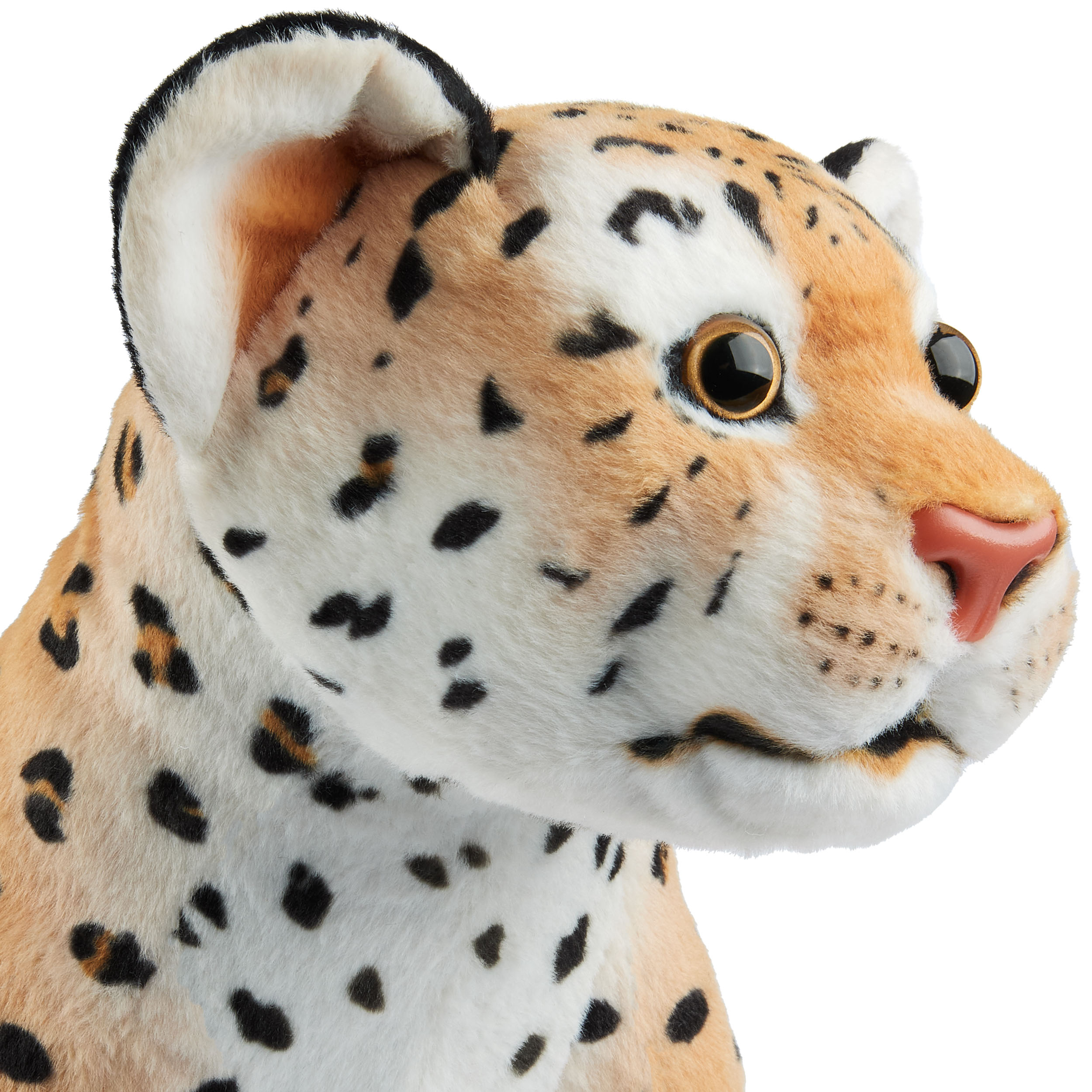 Plüschtier Leopard Kuscheltier Stofftier Plüsch Leopard Schmusetier Stehend 30cm