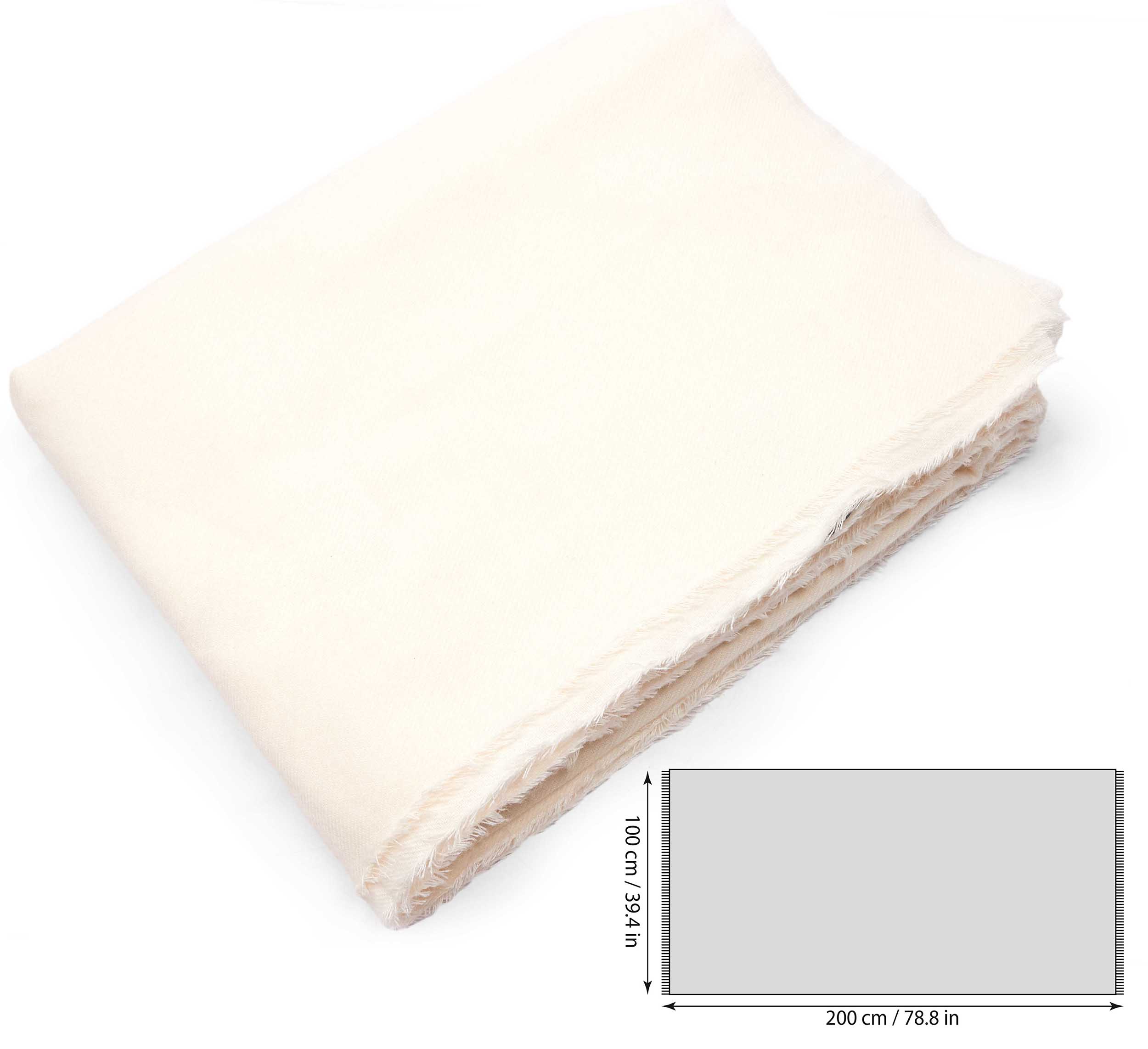 Damen Schal Winter XXL Cashmirillo Uni 100 x 200 cm Stola Pashmina große Schals