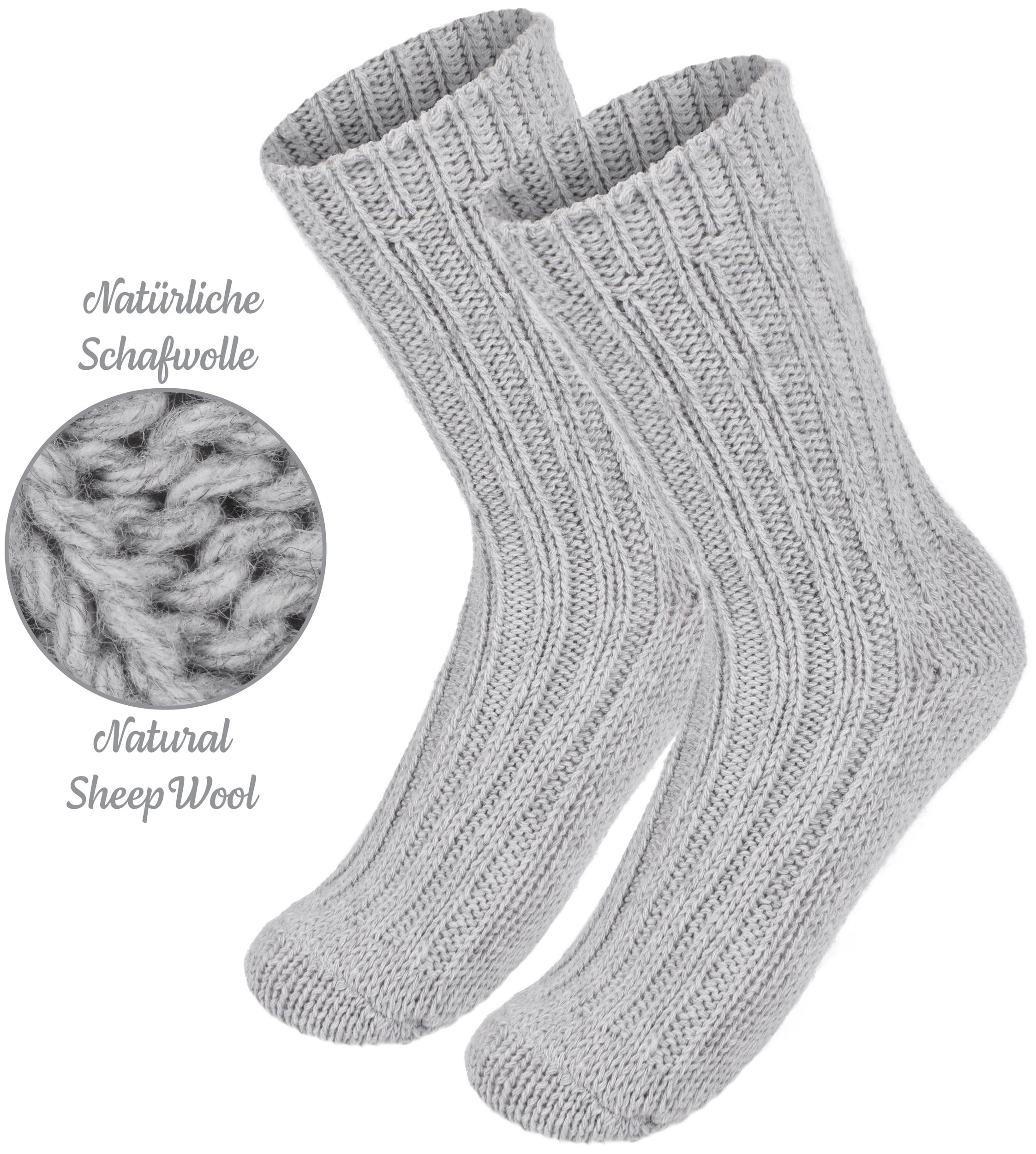 4 Pairs Boys Girls Knit Socks Warm Outdoor Socks with Sheep Wool Kids 1-8 Years - Picture 10 of 35