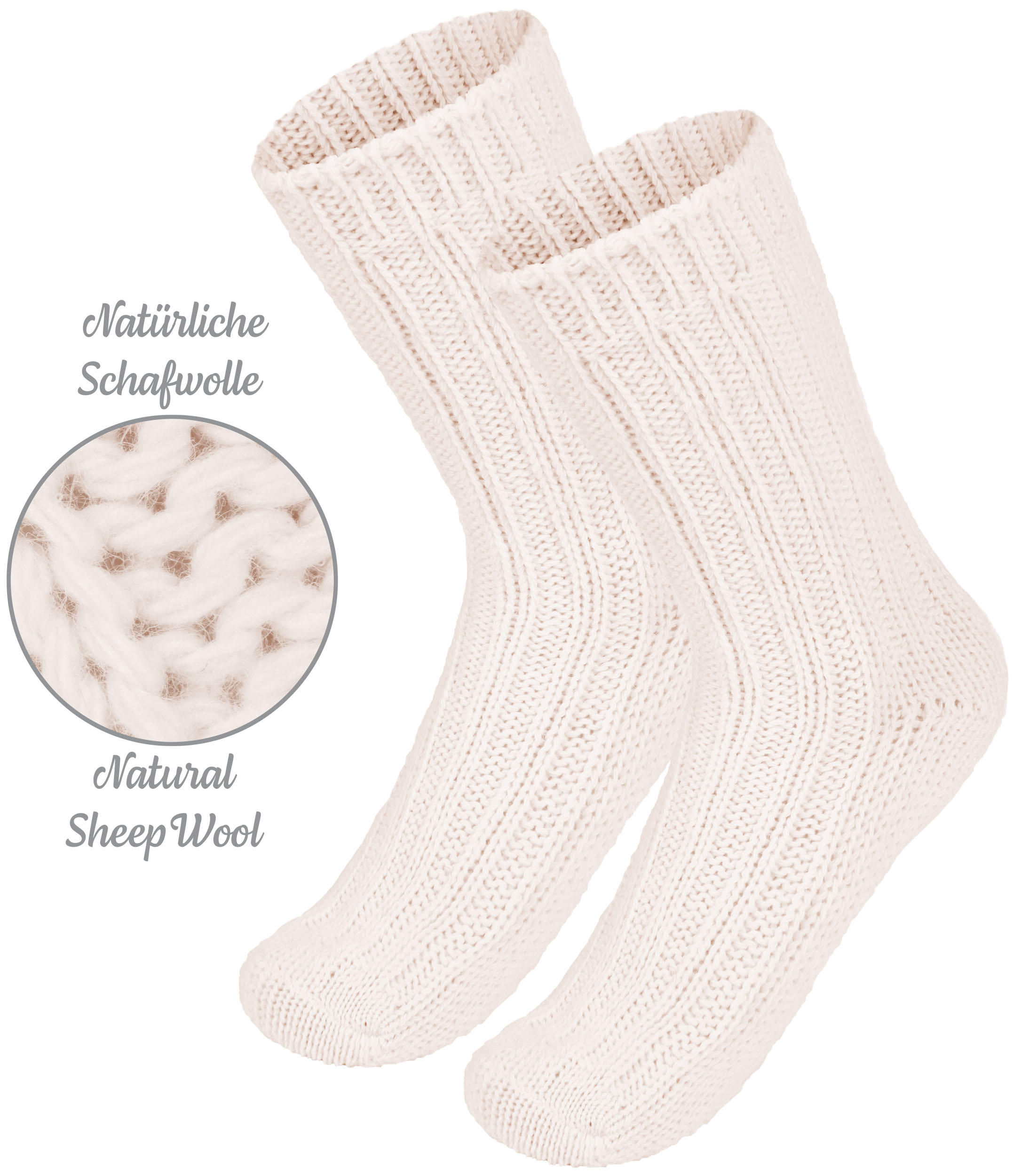 4 Pairs Boys Girls Knit Socks Warm Outdoor Socks with Sheep Wool Kids 1-8 Years - Picture 11 of 35