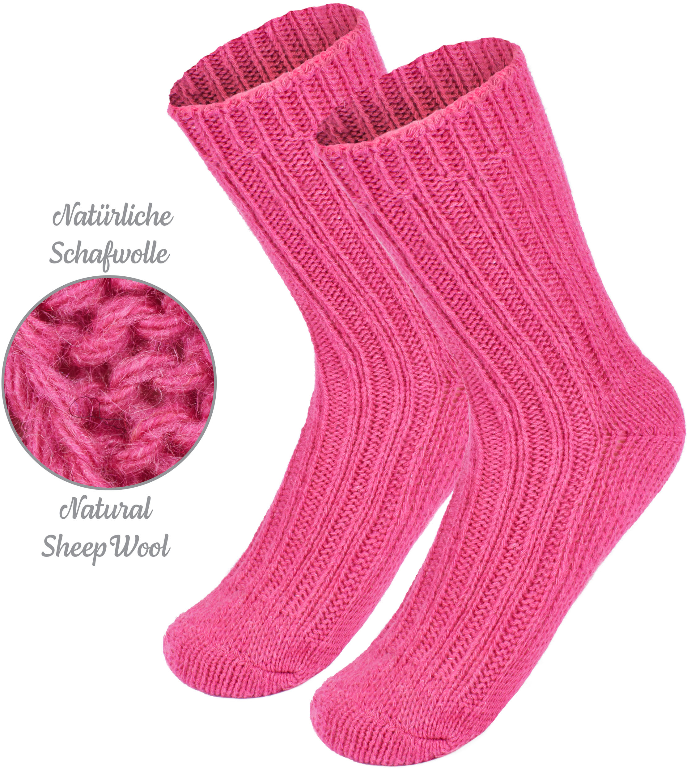4 Pairs Boys Girls Knit Socks Warm Outdoor Socks with Sheep Wool Kids 1-8 Years - Picture 18 of 35