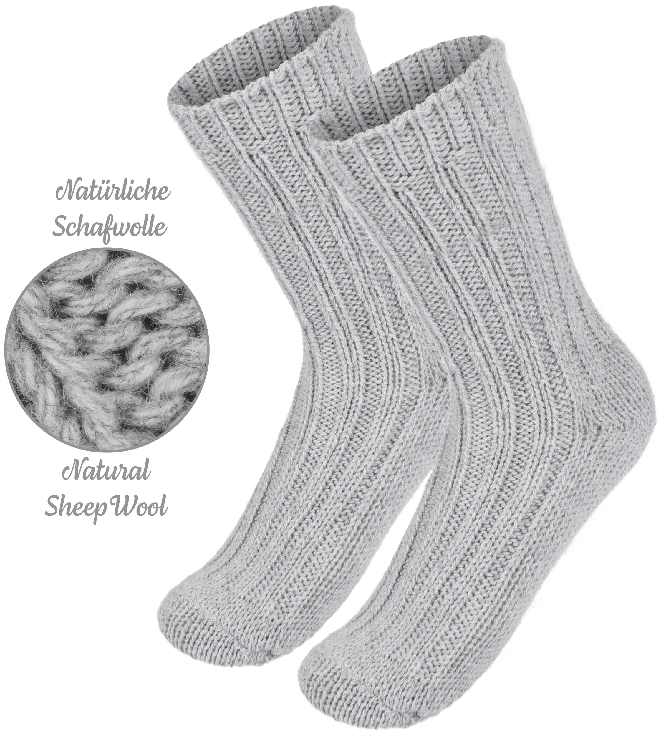 4 Pairs Boys Girls Knit Socks Warm Outdoor Socks with Sheep Wool Kids 1-8 Years - Picture 20 of 35