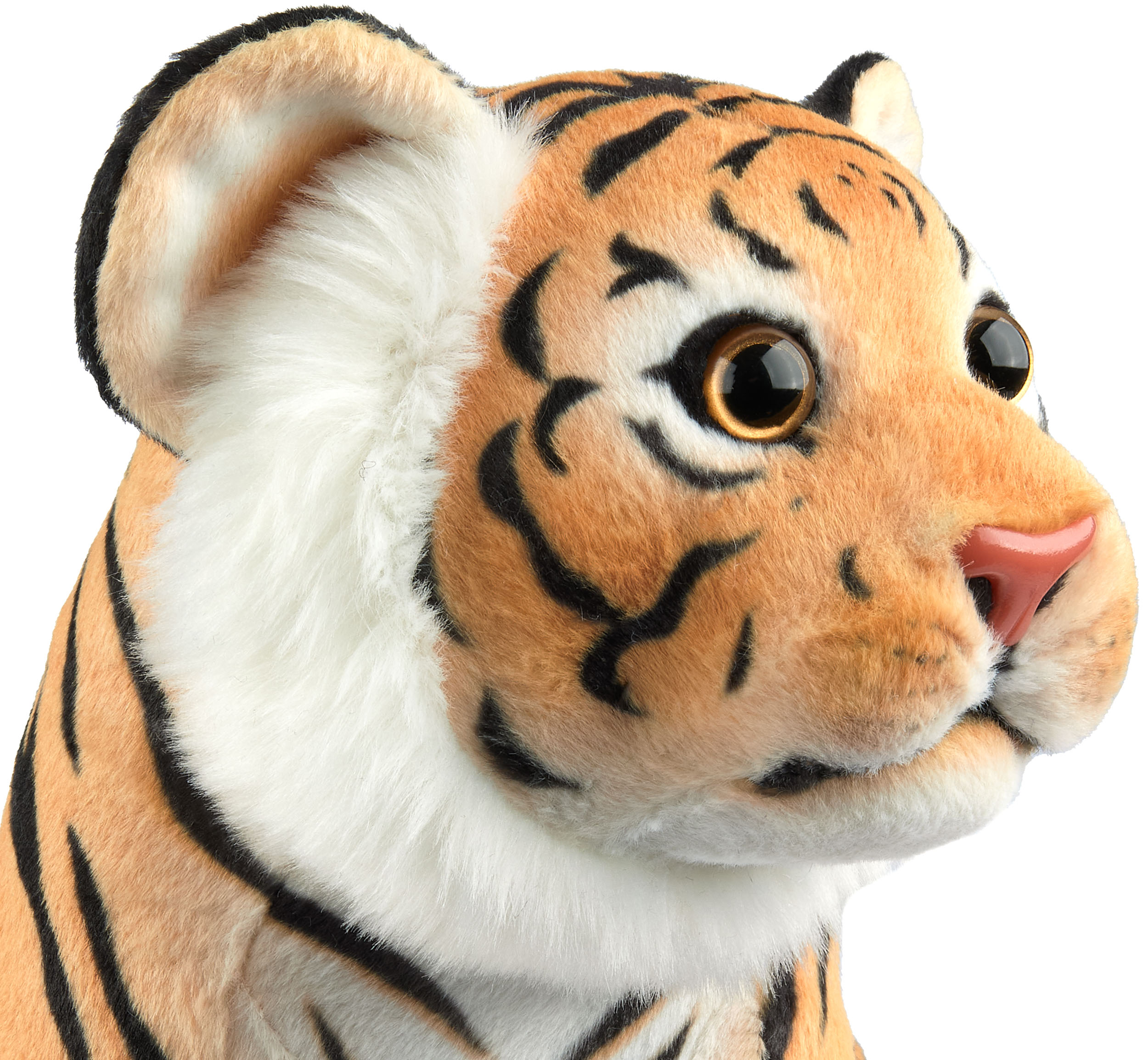 Plüschtier Tiger Kuscheltier Stofftier Plüschtiger Schmusetier Sitzend 30 cm