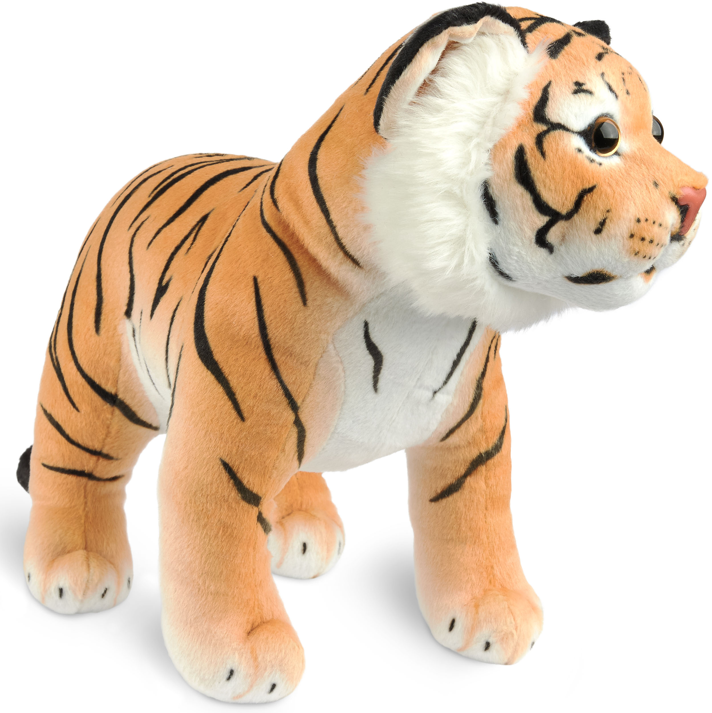 Tiger Soft Toy Cuddly Toy Stuffed Animal Plush Tiger Cuddly Toy Standing 30 Cm - Picture 16 of 30