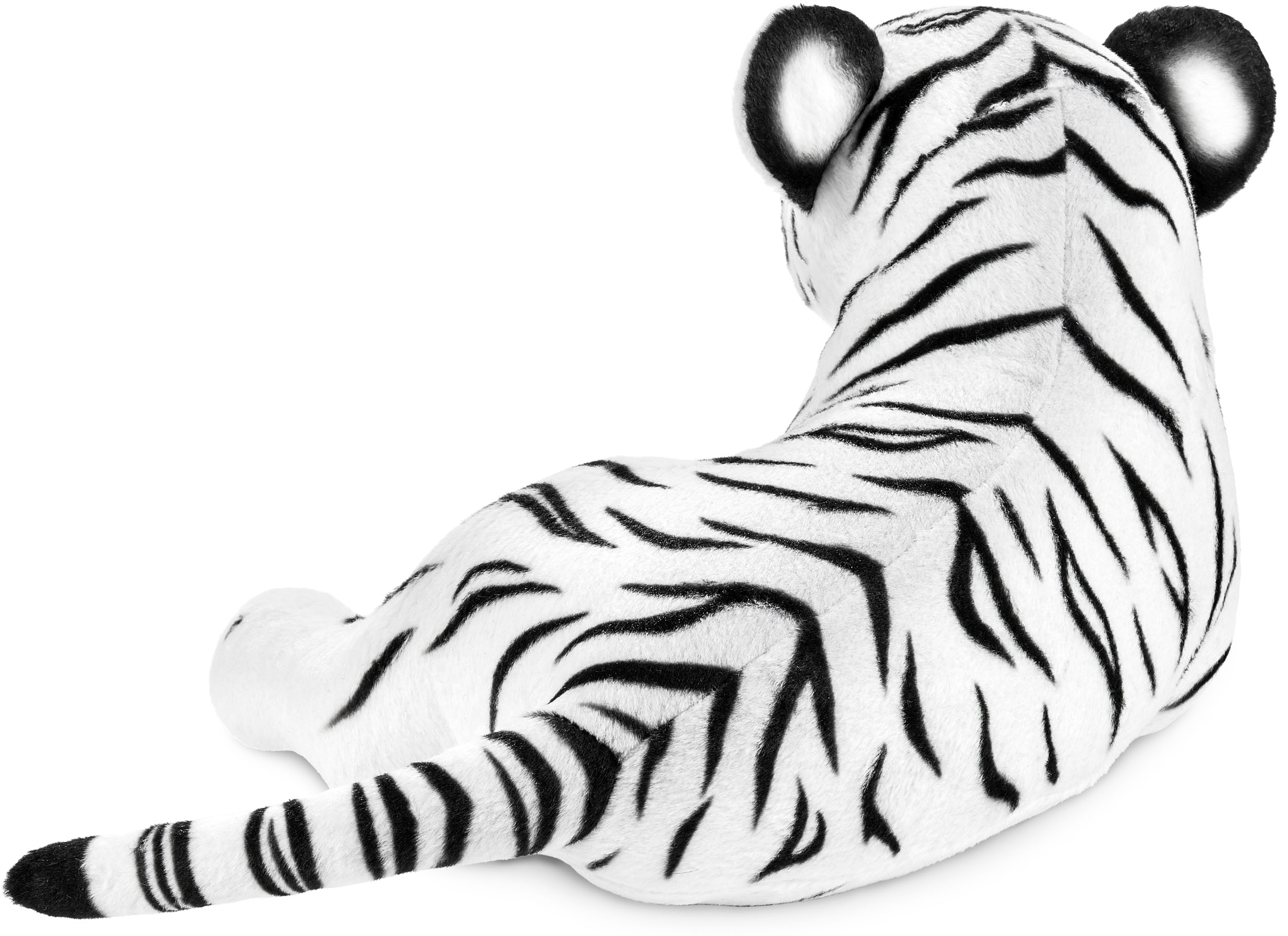 Plüschtier Tiger Kuscheltier Stofftier Plüschtiger Klein Schlaftier Liegend 30cm