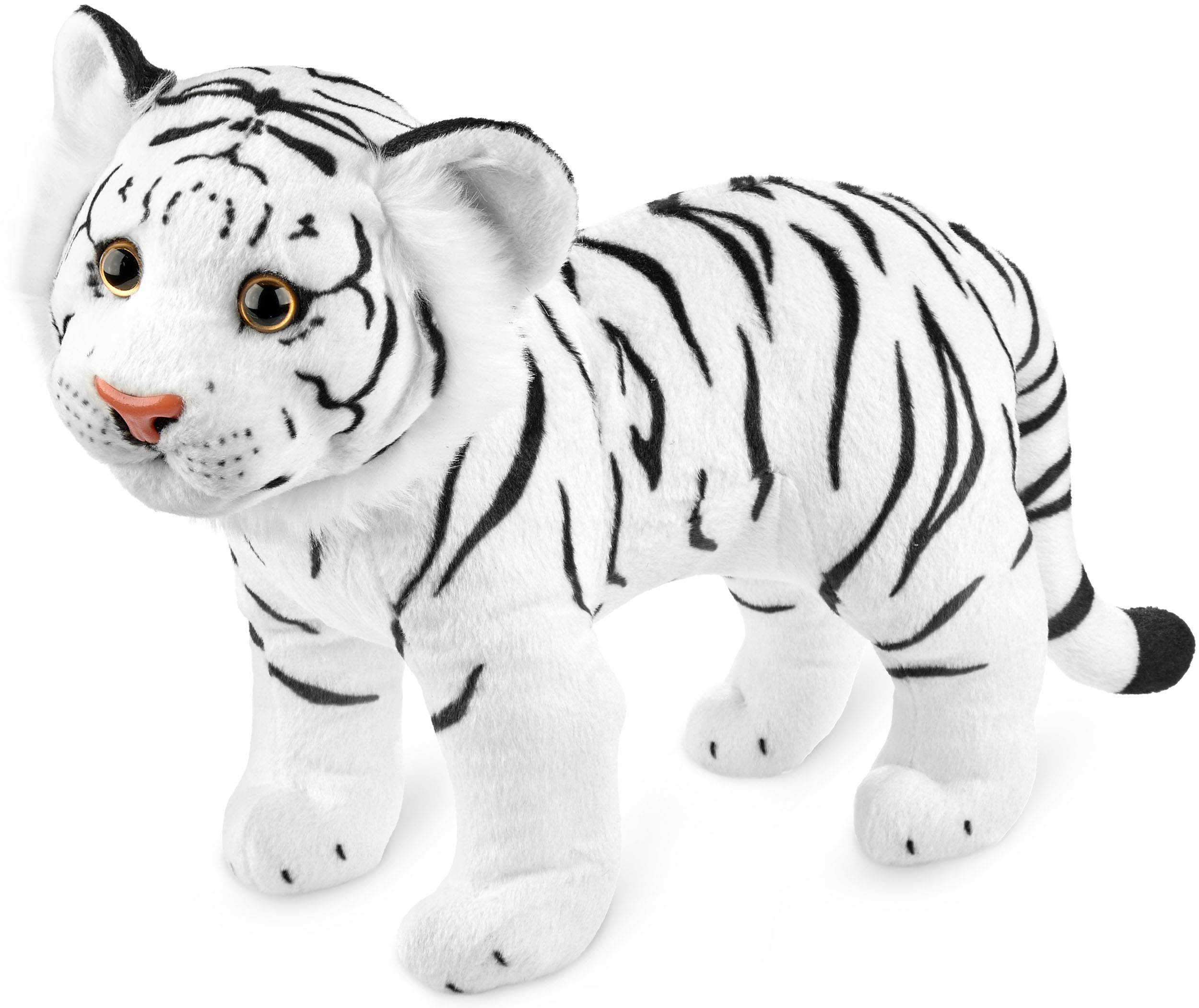 Tiger Soft Toy Cuddly Toy Stuffed Animal Plush Tiger Cuddly Toy Standing 30 Cm - Picture 23 of 30