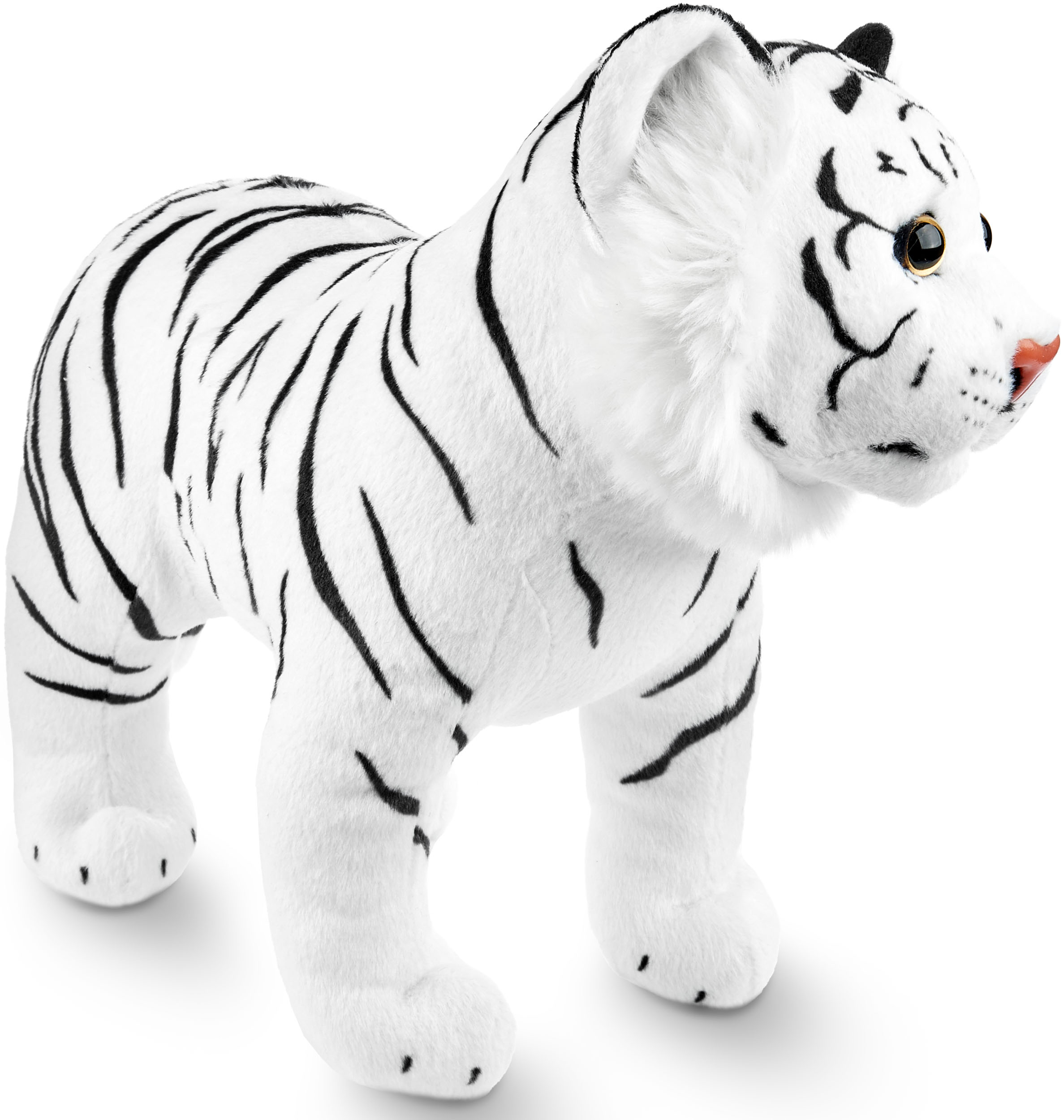 Tiger Soft Toy Cuddly Toy Stuffed Animal Plush Tiger Cuddly Toy Standing 30 Cm - Picture 25 of 30